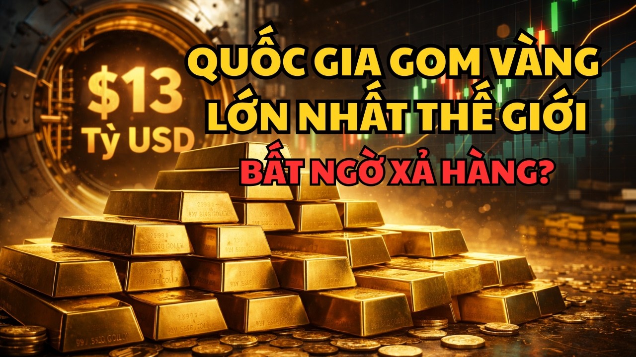 Cảnh Báo: Ngân Hàng Mua Vàng Lớn Nhất Thế Giới Tính Bán 13 Tỉ USD Vàng Dự Trữ