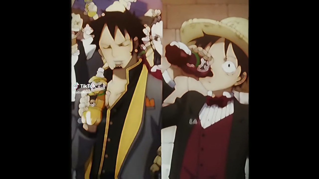 tổng hợp tiktok law x luffy#boy love one Piece#