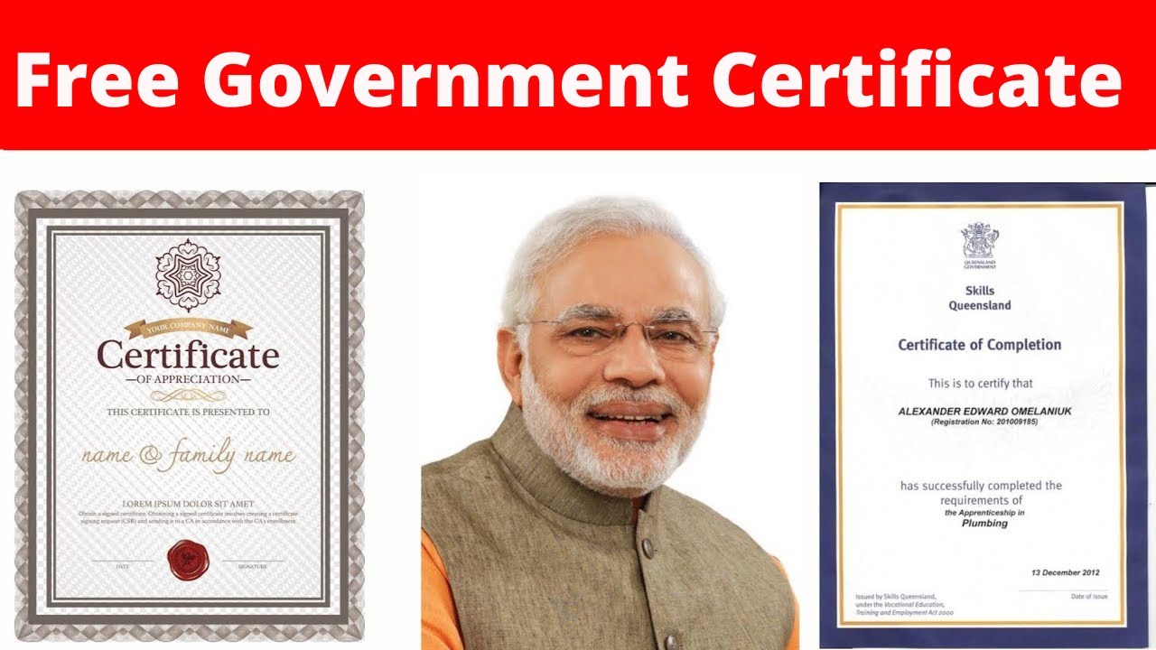 Free Online Government Certificate | NSOU Solutions