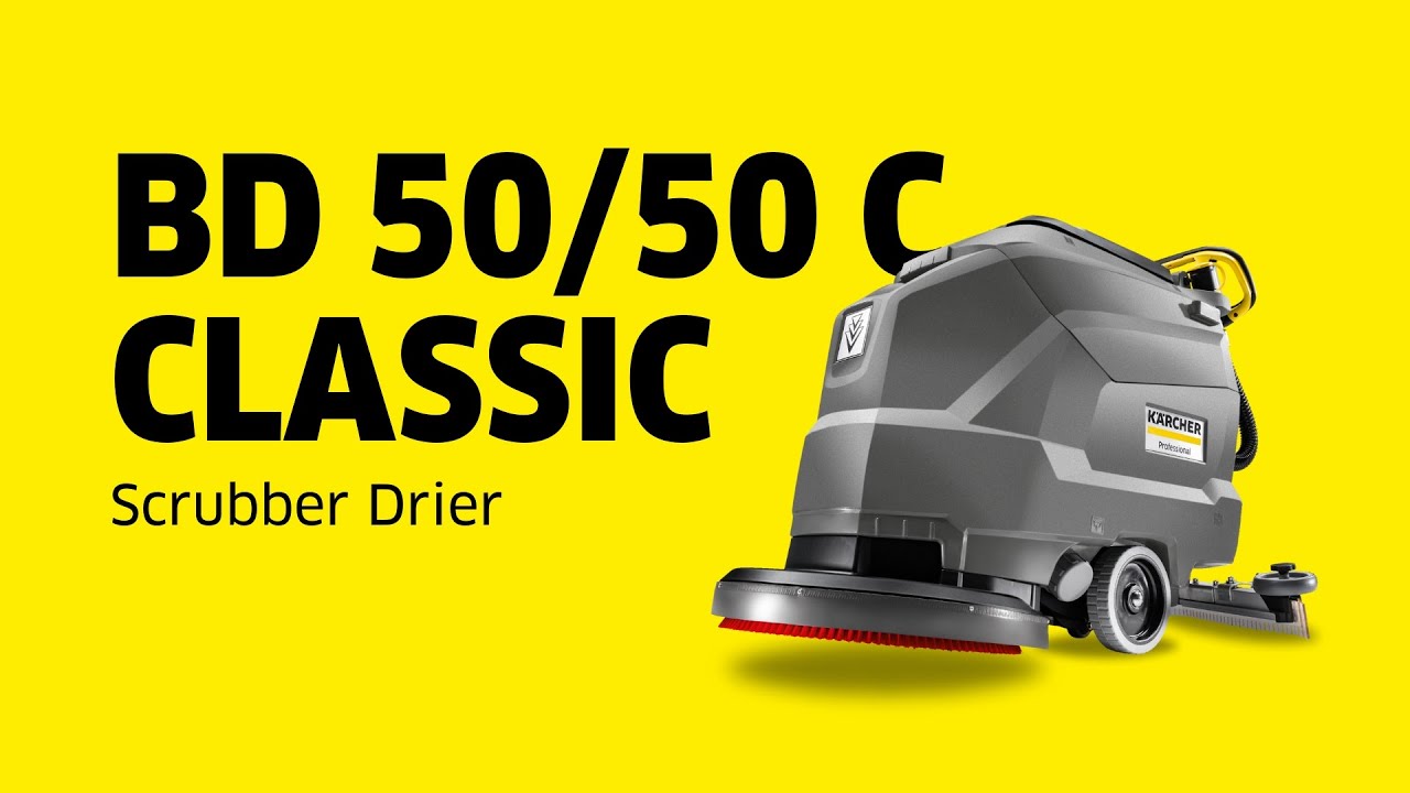 BD 50/50 C Classic Scrubber Drier Video Manual (EN)