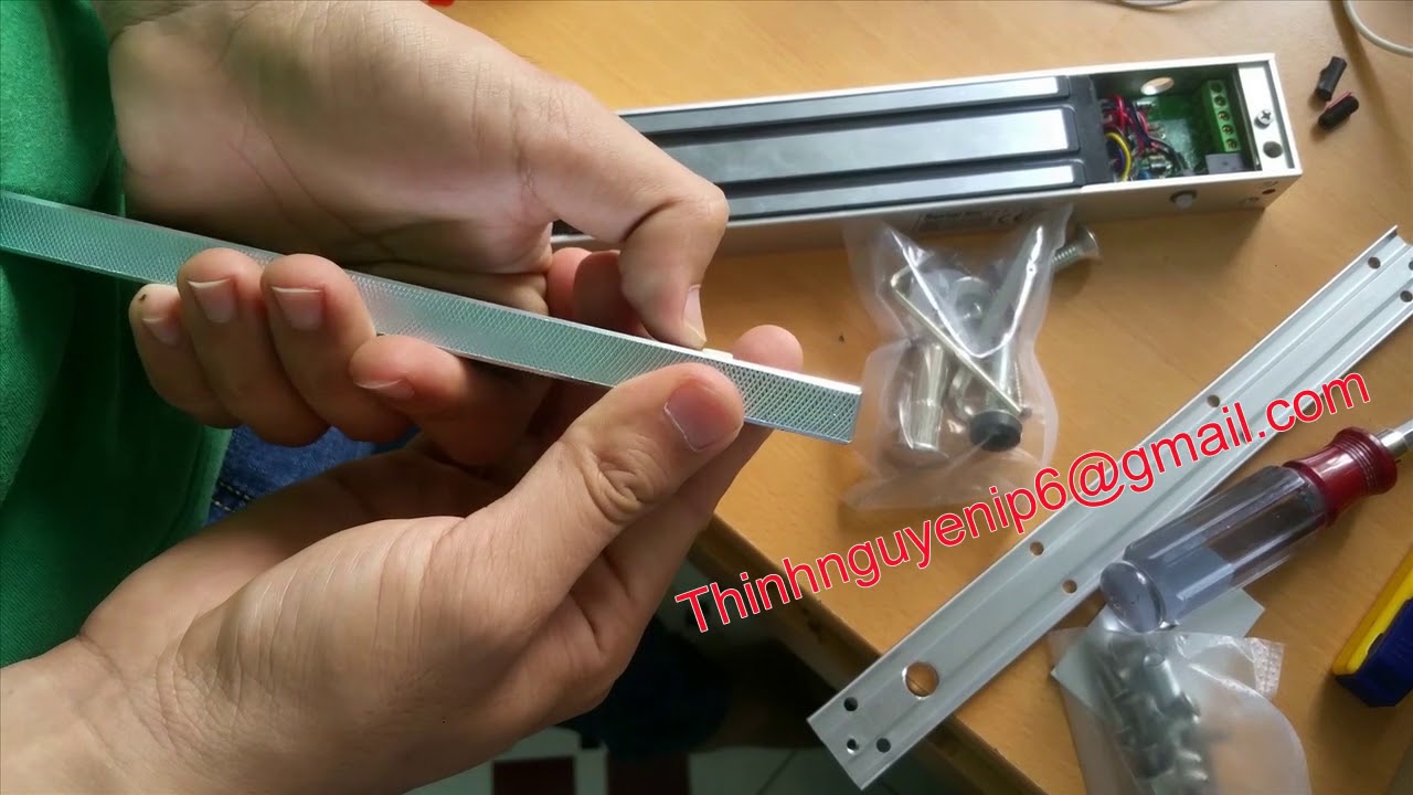 Lắp đặt khóa hút | Installation magnet lock