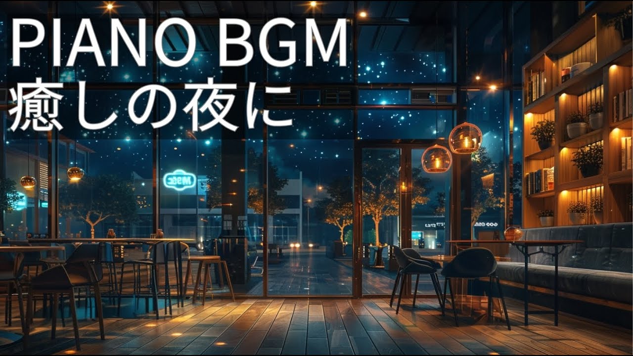 【ピアノBGM】週末の夜に聴きたい落ち着くBGM｜作業・読書・リラックス. Calm Weekend Night BGM | For Work, Reading & Relax