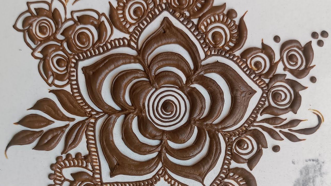 Beautiful Letest Khafif Bold Henna/Mehandi Design