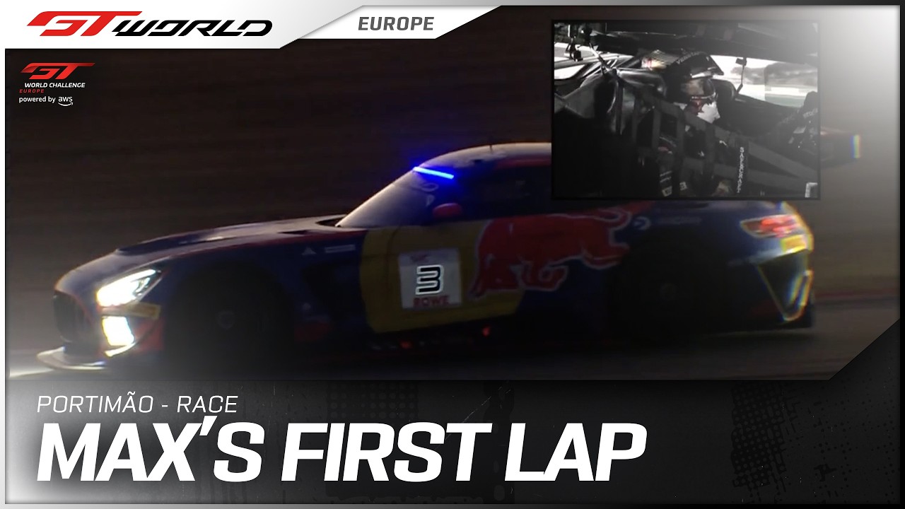 Max Verstappen's FIRST LAP | Portim&atilde;o | 2026 GT World Challenge Europe pwd by AWS