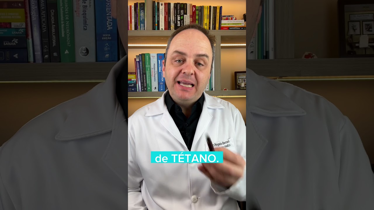 Pisou num prego enferrujado? E agora?
