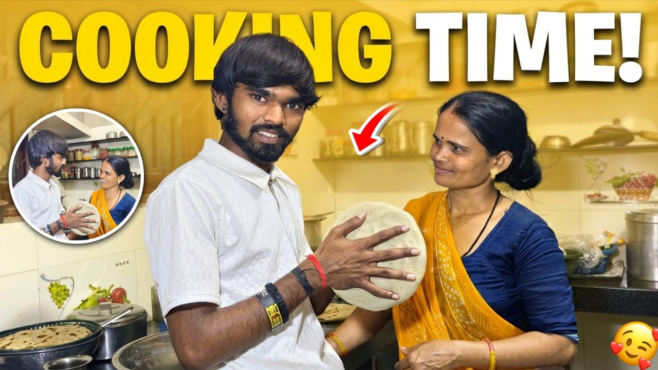 Aaje me bajara no rotalo banavyo 😅(cooking time 🥰#indian #comedy #daillyvlogger #gujarat #gujarati 