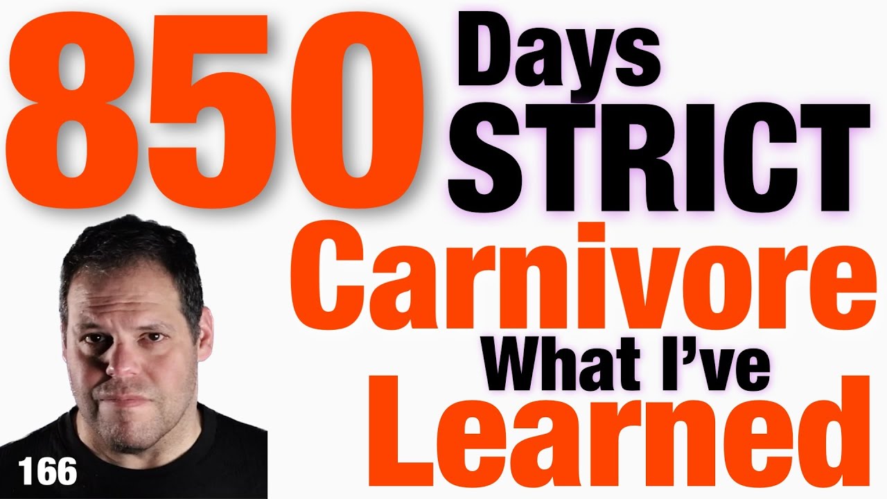 850 Days of eating Carnivore STRICT, and what I've learned 166