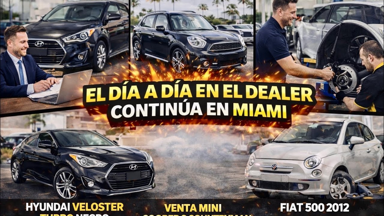 Un día en el dealer vendiendo carros en Miami (4 de Febrero 2026)