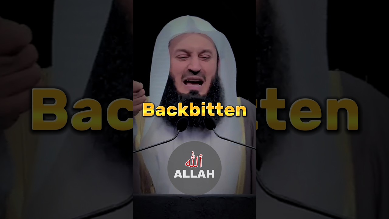 When you Backbitten #muftimenk #dua #ramadan #forgiveness  #laylatalqadr  #prayer