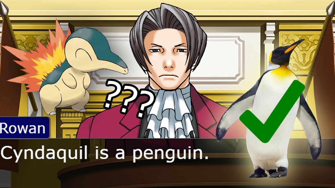 The Great Cyndaquil Argument (but it's ace attorney)