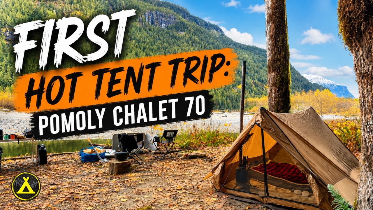 We Took the Pomoly Chalet 70 on Our First Hot Tent Trip of the Season...