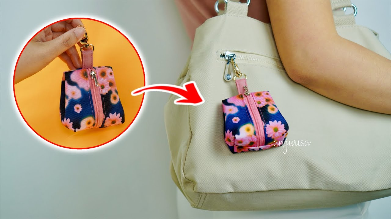Mini Bag Keyring DIY 😍 Carry a Little Charm Everywhere ❤️ Perfect for Any Bag!