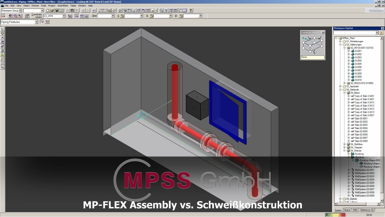 MPSS - Smart3D Tool vs. Schweisskonstruktion