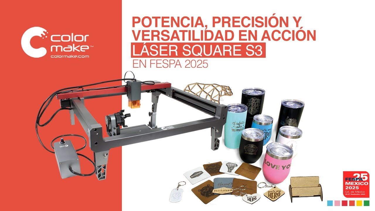 Potencia, precisión y versatilidad en acción: Square S3 en FESPA 🔥