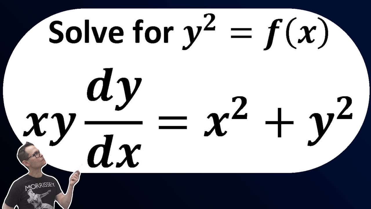 Solving Differential Equation (Homogeneous), High School Calculus (IB Higher Level)