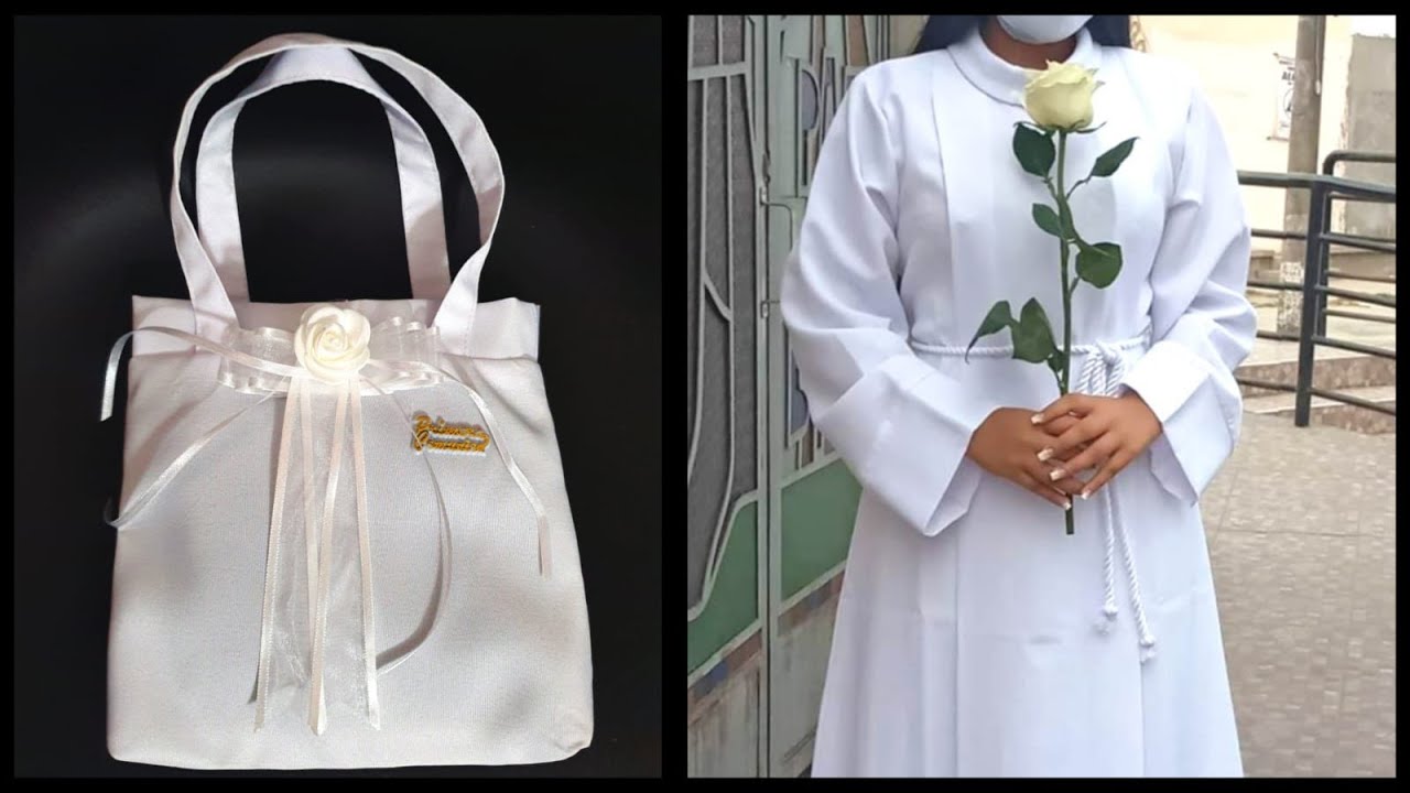 Aprende a confeccionar Bolsos de Primera Comunión para venta #Tutorial