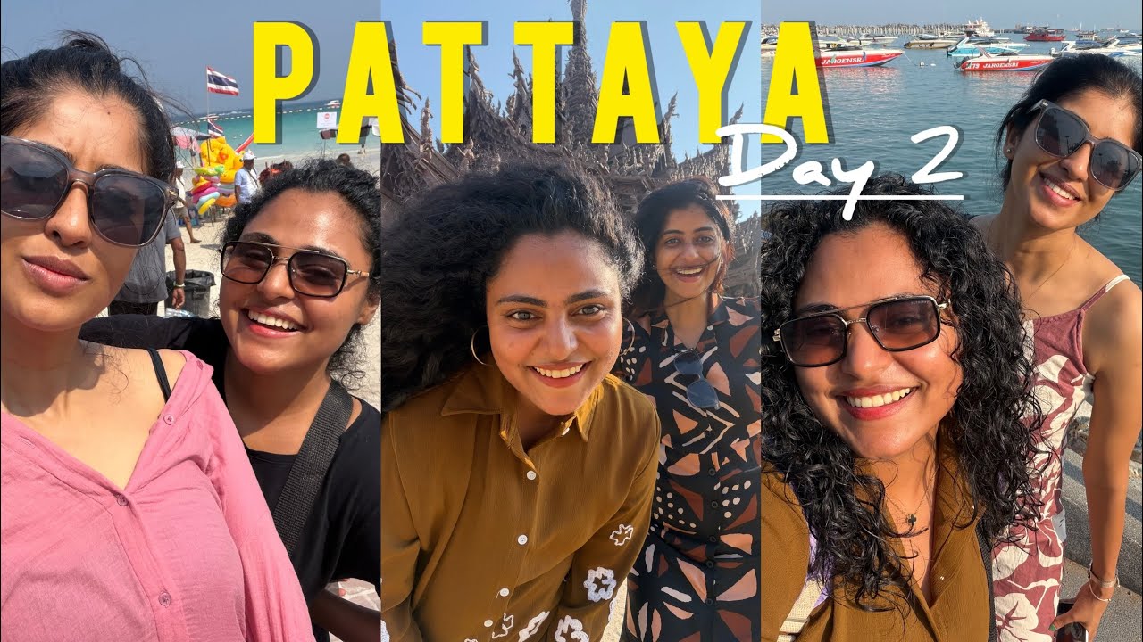 Hot PATTAYA 🥵🌞 | Koh Larn 🏖️ | Sanctury of Truth 🛕| Floating Market 🚣‍♂️ | Benny’s Royal Tours ✈️