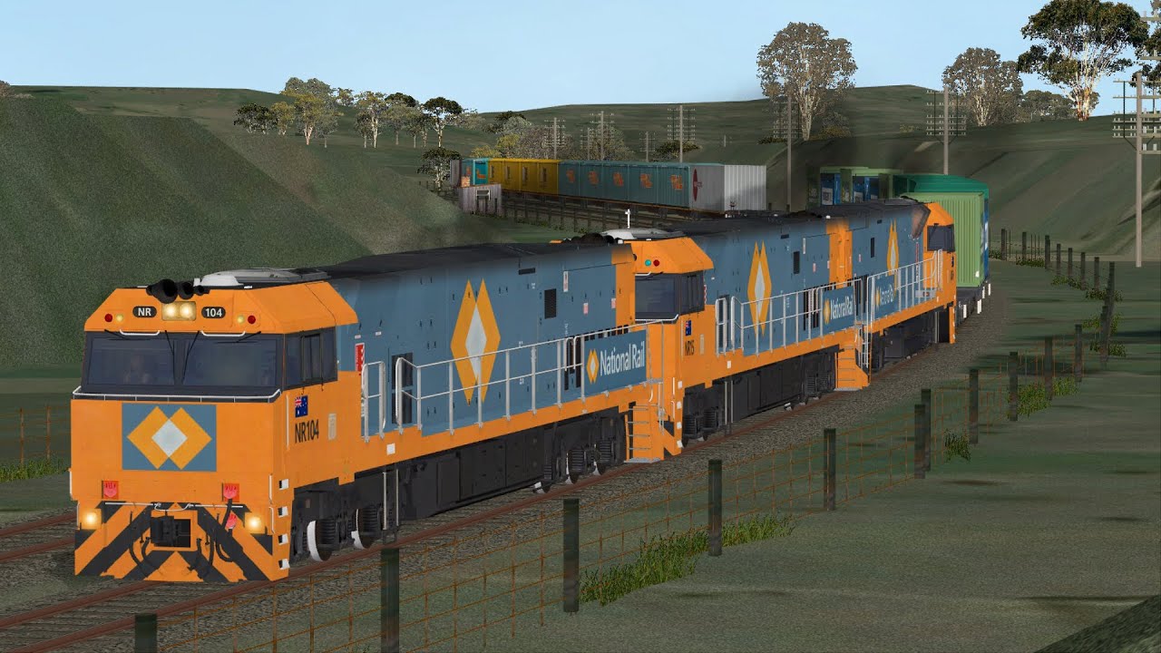 Open Rails: NR Class Action - National Rail Corp Era. - 60fps
