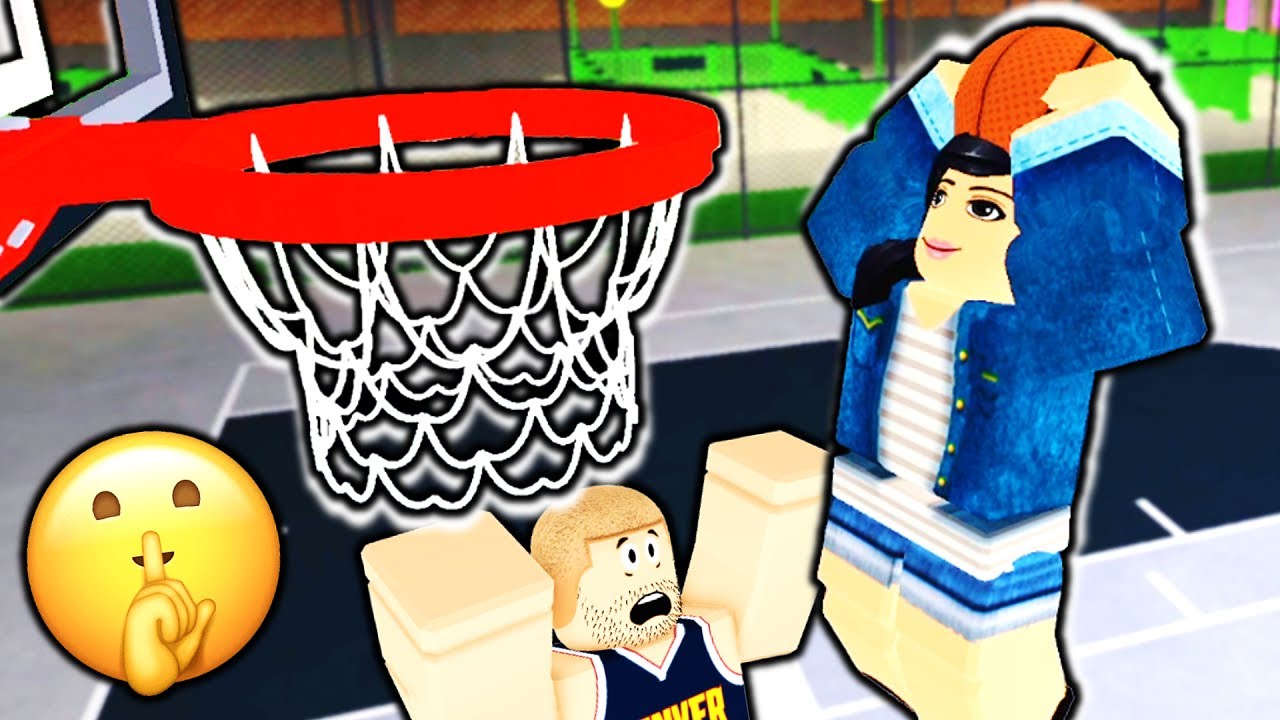 Going UNDERCOVER as a GIRL in Roblox Basketball Legends!