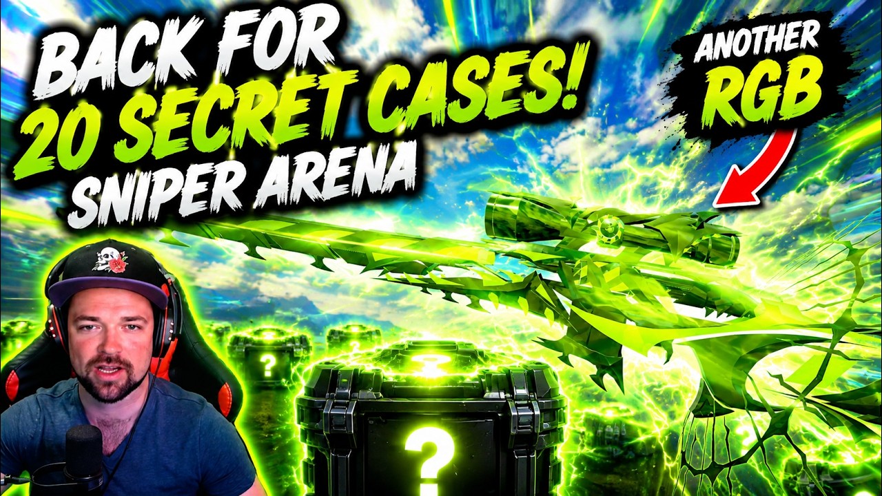 ОПЯТЬ RGB?! 😳 Открываю 20 секретных кейсов в Roblox Sniper Arena!