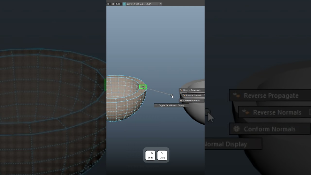 [CG3D] Maya_Sửa lỗi hiển thị do Toggle face normal ☝️ 