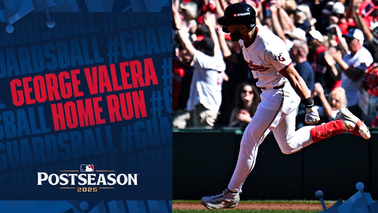 GUARDIANS STRIKE FIRST! 😤 George Valera's home run gives Cleveland an early 1-0 lead! 💪