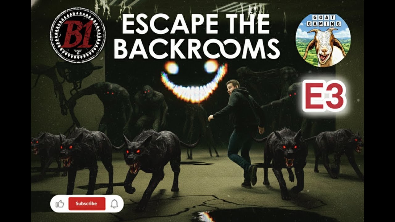 Escape the Backrooms Episode 3- The last Garage level, and into THE DARKNESS. Will we survive???