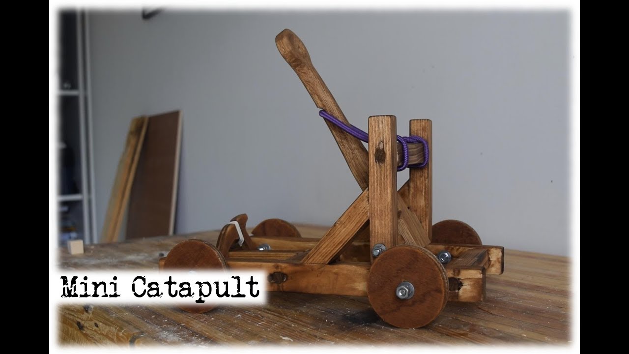 Mini Catapult || DIY