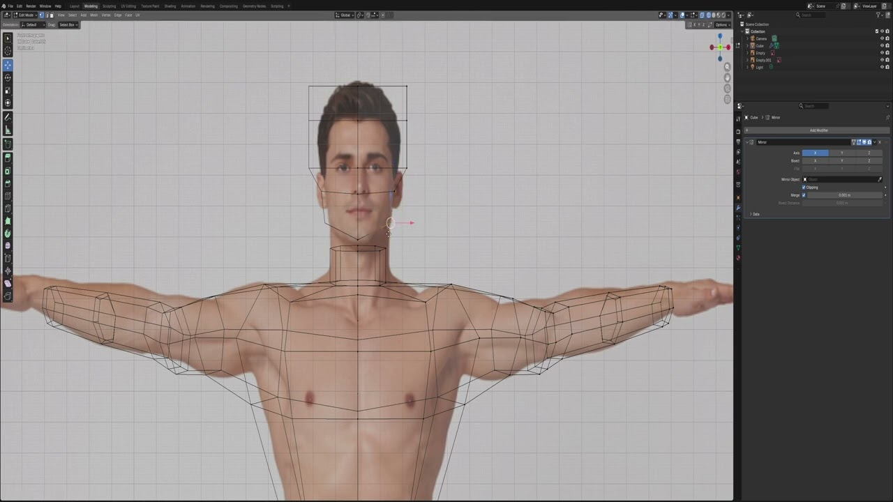 Создание головы в Blender с нуля | 3D моделинг
