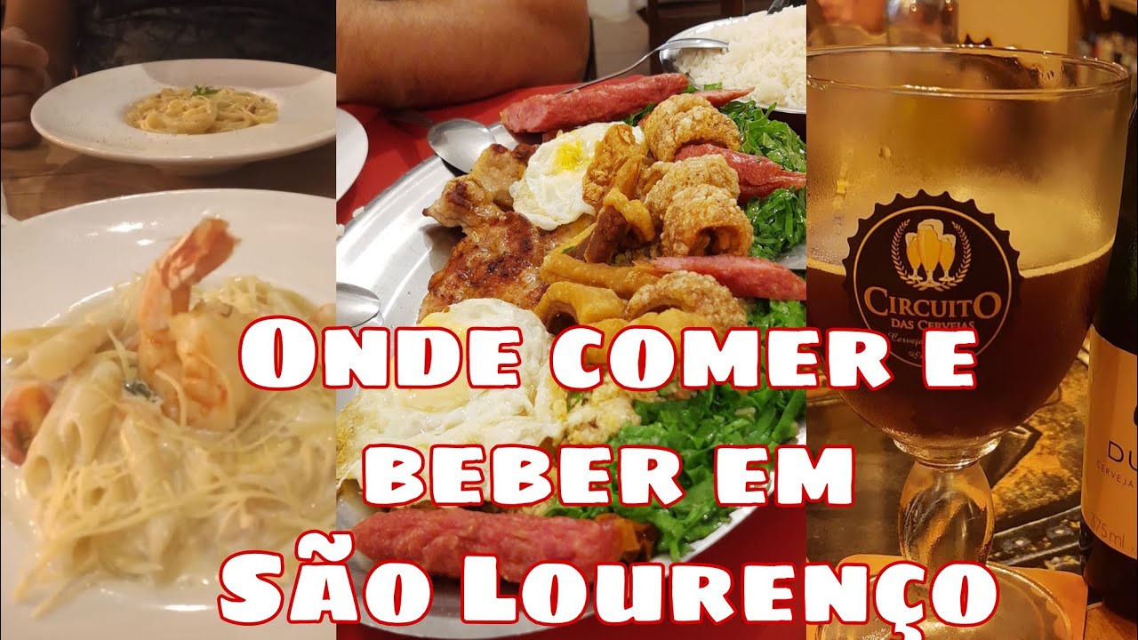 Onde comer e beber em São Lourenço MG