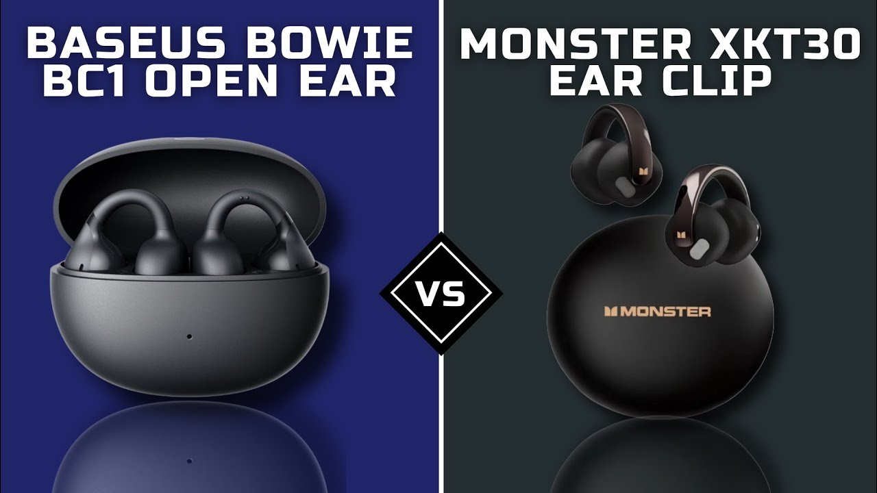 TWS BEST 2025! BASEUS BOWIE BC1 VS MONSTER XKT30 EAR CLIP