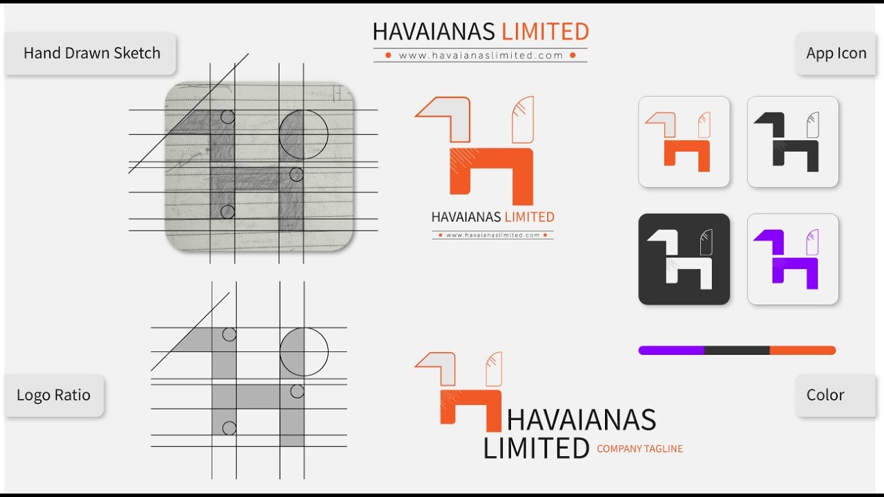 Logo Design: Create the Perfect Professional Logo in an Instant । H Letter logo । Adobe Illustrator