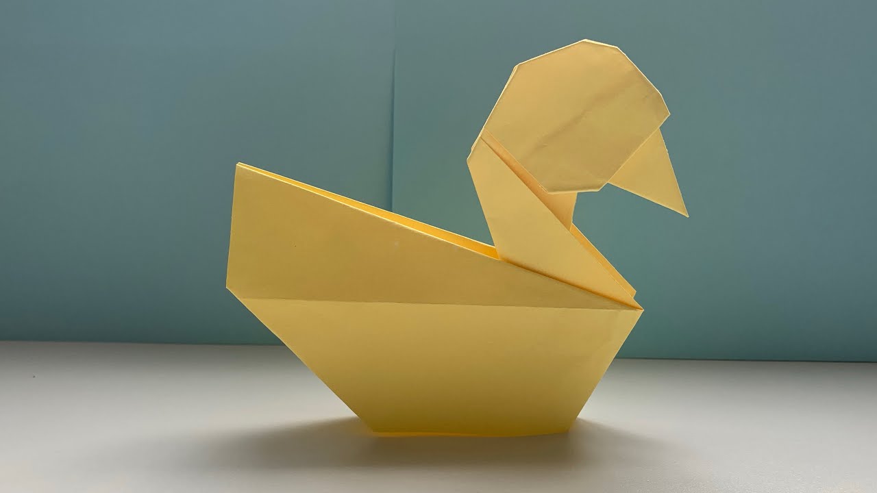 Como Fazer Um Pato De Papel - Origami Pato