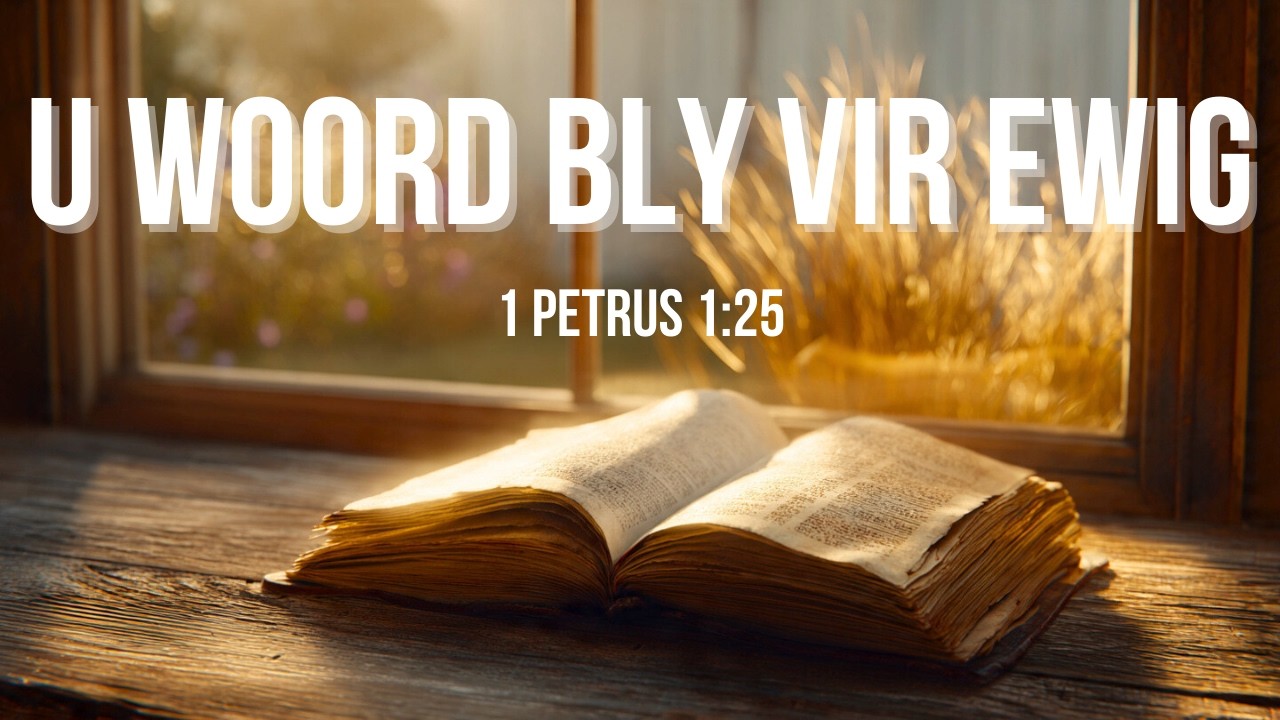 U Woord Bly Vir Ewig | 1 Petrus 1:25 | Afrikaanse Aanbiddingslied