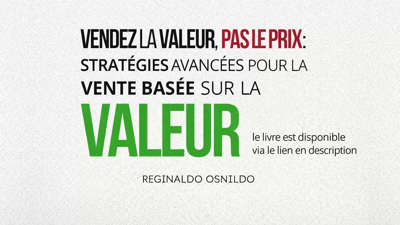 Résumé Audio : Vendez la valeur, pas le prix
