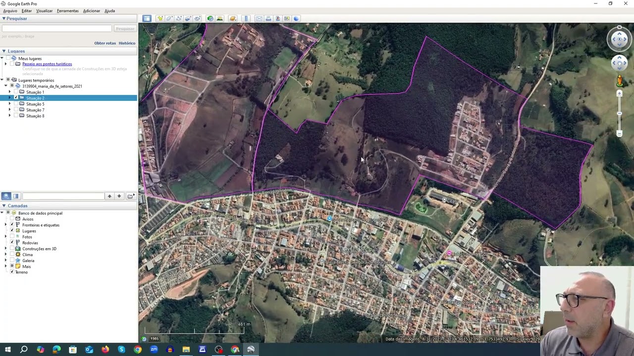Como baixar a malha de setores censitários do município e visualizá-la no Google Earth