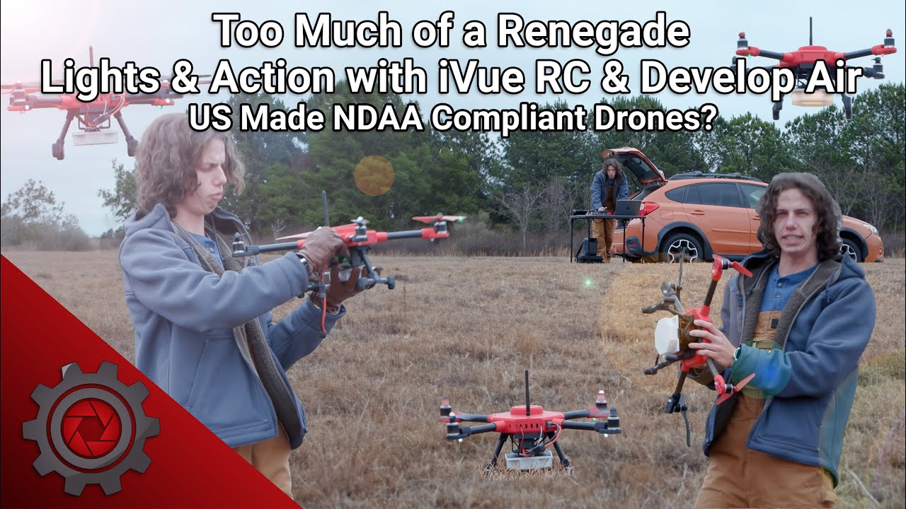Too Much of a Renegade | Lights & Action with iVue RC & Develop Air - US Made NDAA Compliant Drones?