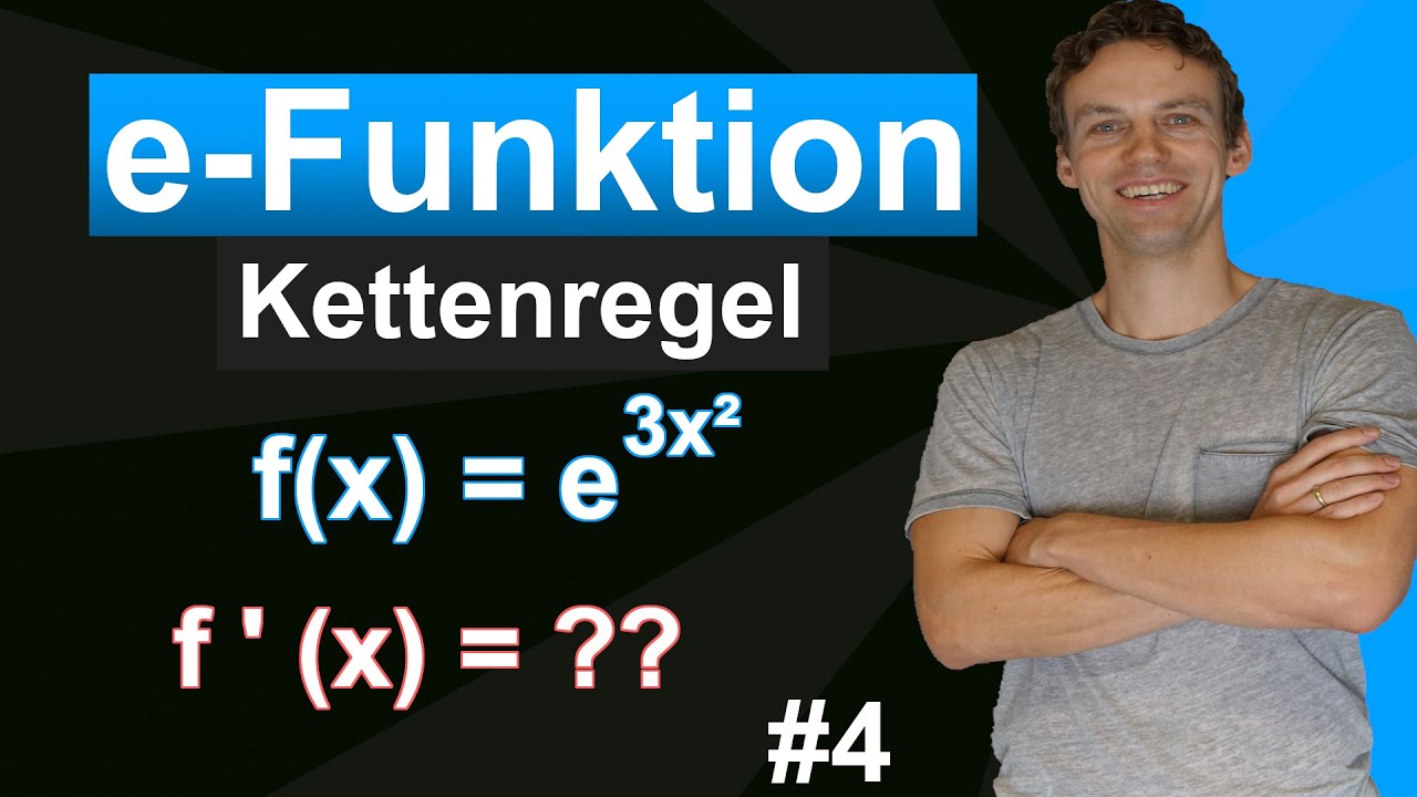 e-Funktionen ableiten mit der Kettenregel - Erkl&auml;rung mit zwei Beispielen | verkettete Funktion | #4