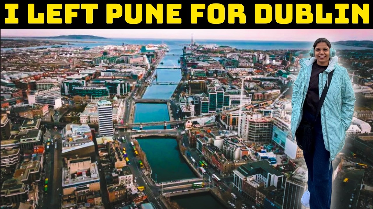 First Time Abroad 😍 | Pune to Dublin Journey + Ireland Day 1 🇮🇪