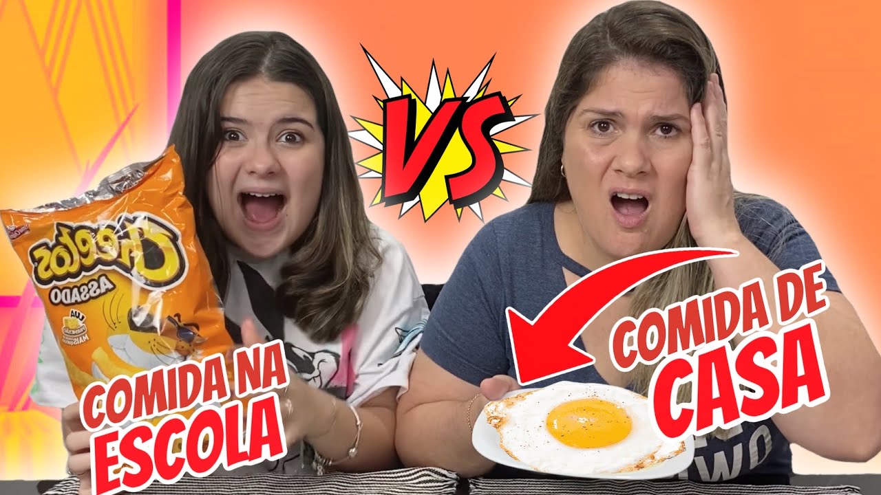 SCHOOL VS HOME - FOOD CHALLENGE!