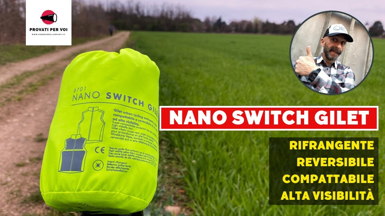 Recensione smanicato reversibile alta visibilit&agrave; Nano Switch Gilet @TucanoUrbanoSrl