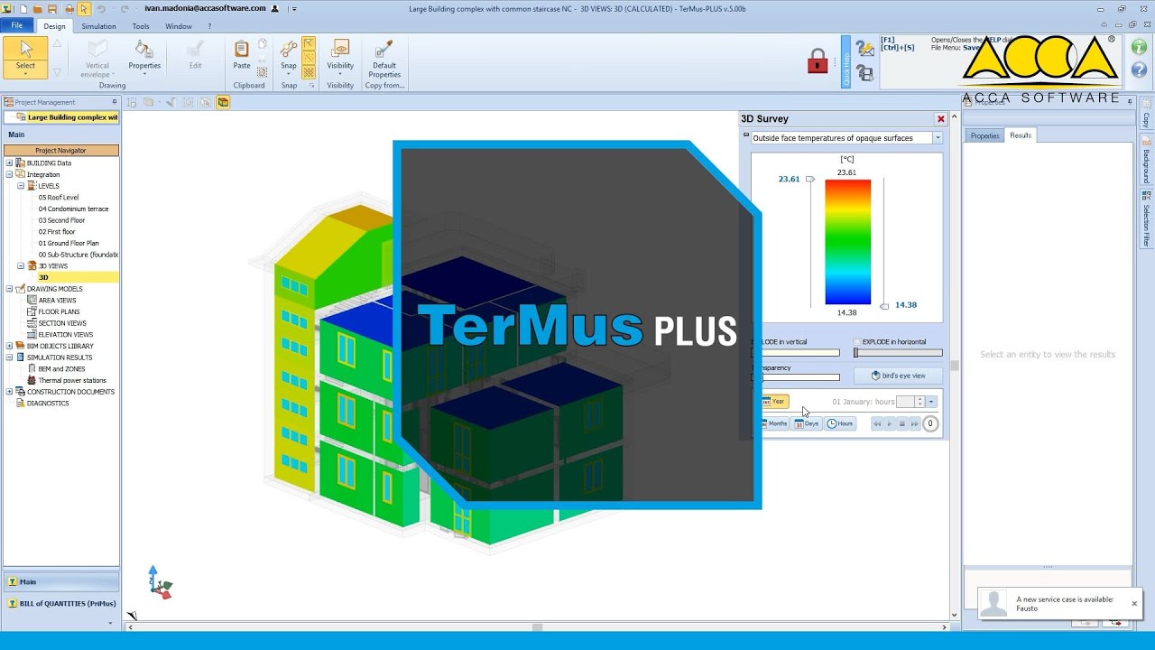 Logiciel d'analyse et de simulation d'énergie dynamique | TerMus PLUS | ACCA software