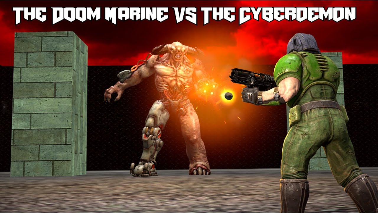 [SFM] The Doom Slayer VS The Cyberdemon