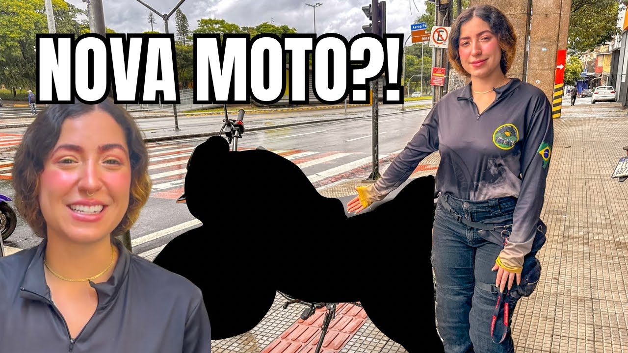 A REA&Ccedil;&Atilde;O DA HELINHA COM A SUA NOVA MOTO 😳