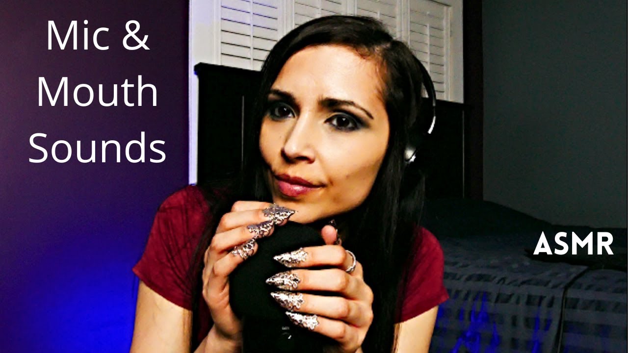 ASMR Mic & Mouth Sounds (whispers, tongue clicking, tsk, tsk, shoop, scratching, brushing)