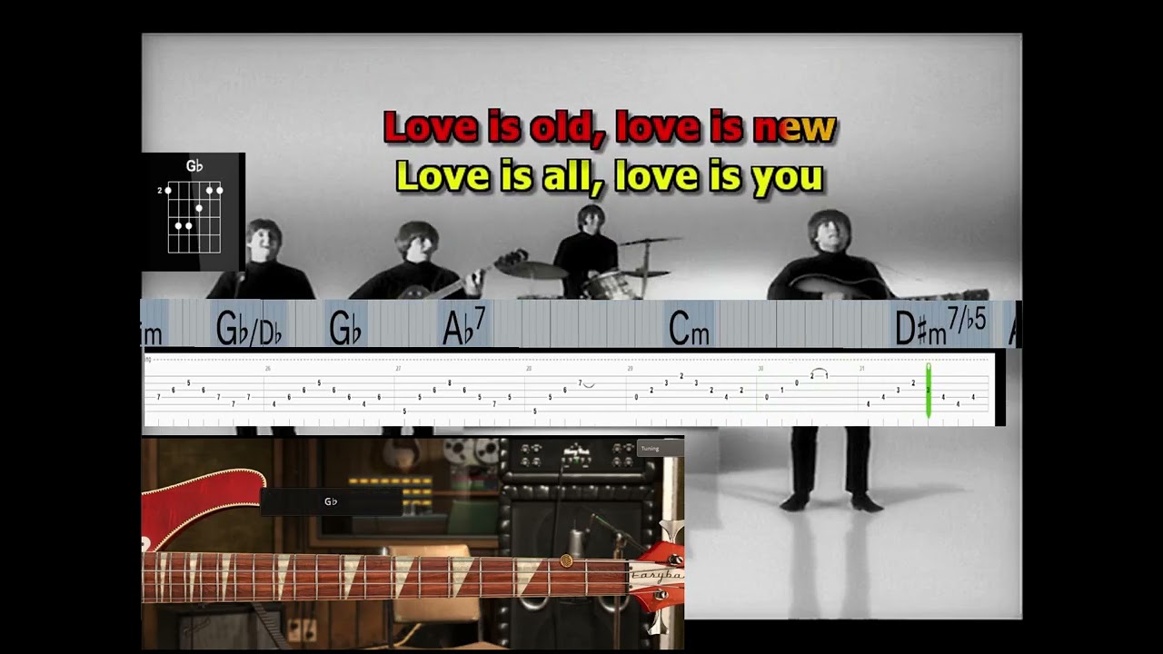 Because Beatles VERY SPECIAL ORIGINAL PAUL ISOLATED + INSTUMENTS lyrics chords tabs version 2026