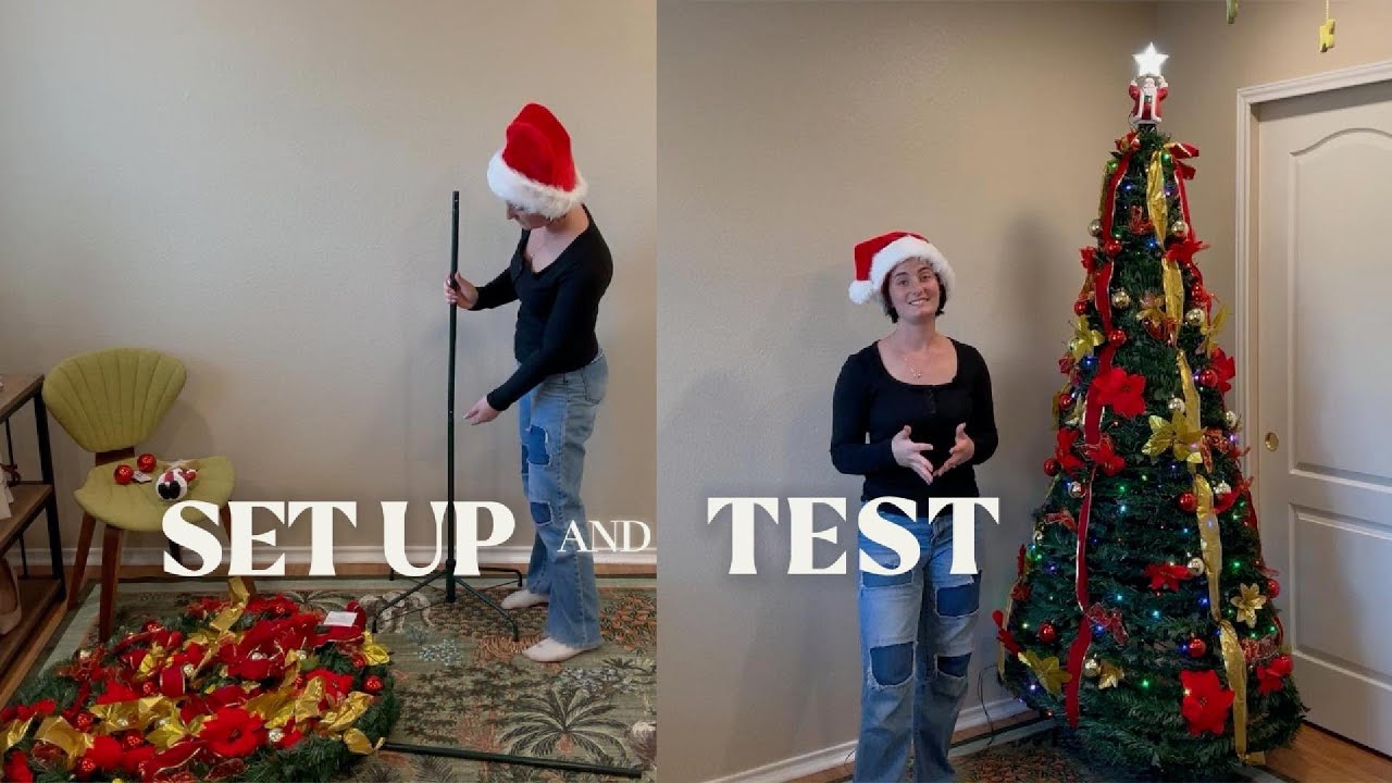 🎅✨ Pop-Up Superstar Santa Tree Review | The Ultimate Holiday Showstopper!