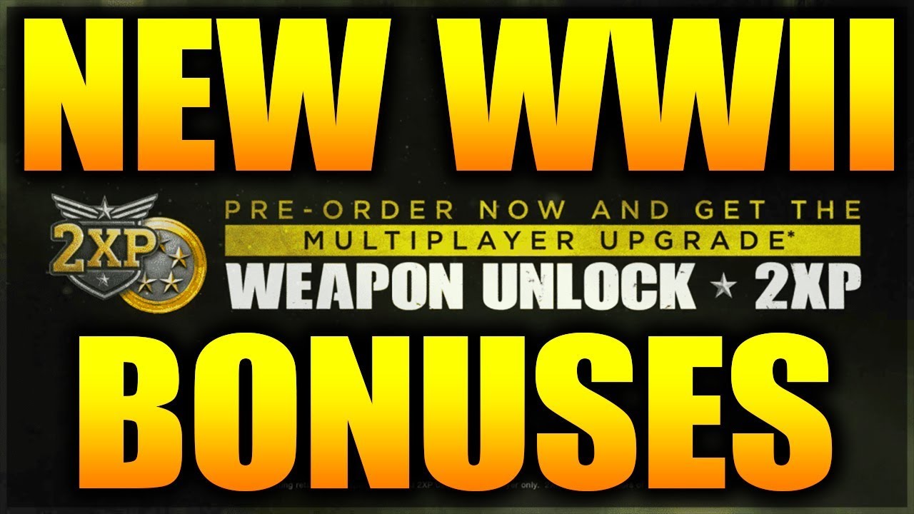 COD WW2 PRE-ORDER BONUS - COD WW2 WEAPON UNLOCK TOKEN