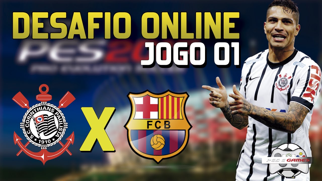 Pes 2015 - Corinthians X Barcelona / Desafio Online - Xbox 360