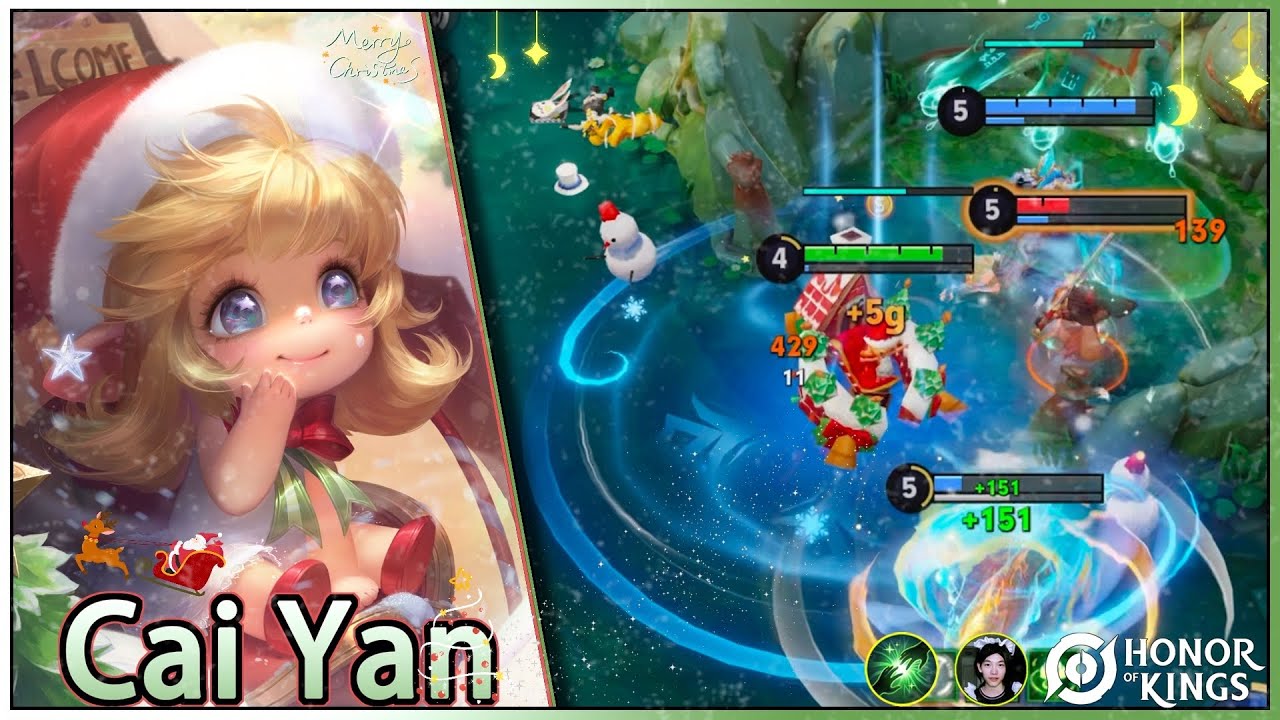 Cai Yan｜This is Cai Yan's cutest skin｜Uma skin ador&aacute;vel｜Honor of Kings🎁